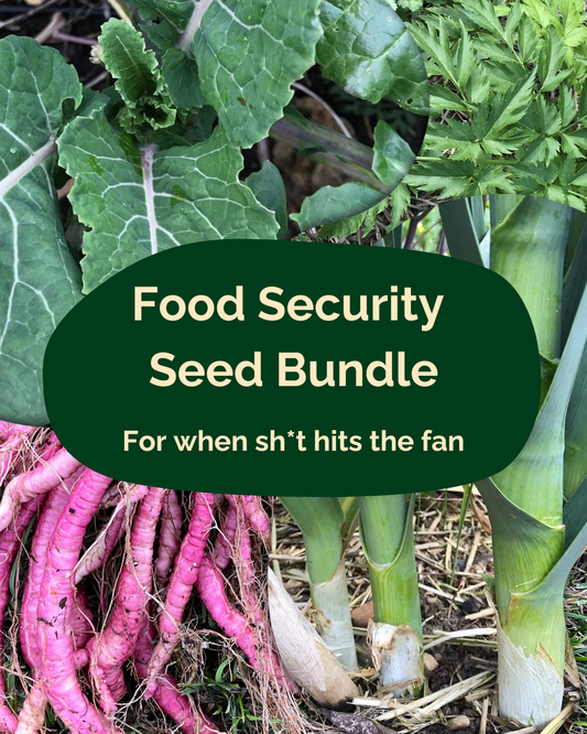Food Security Bundle - Survival Seed Bundle, Apocalypse Garden Bundle, Self-Reliant Seed Bundle
