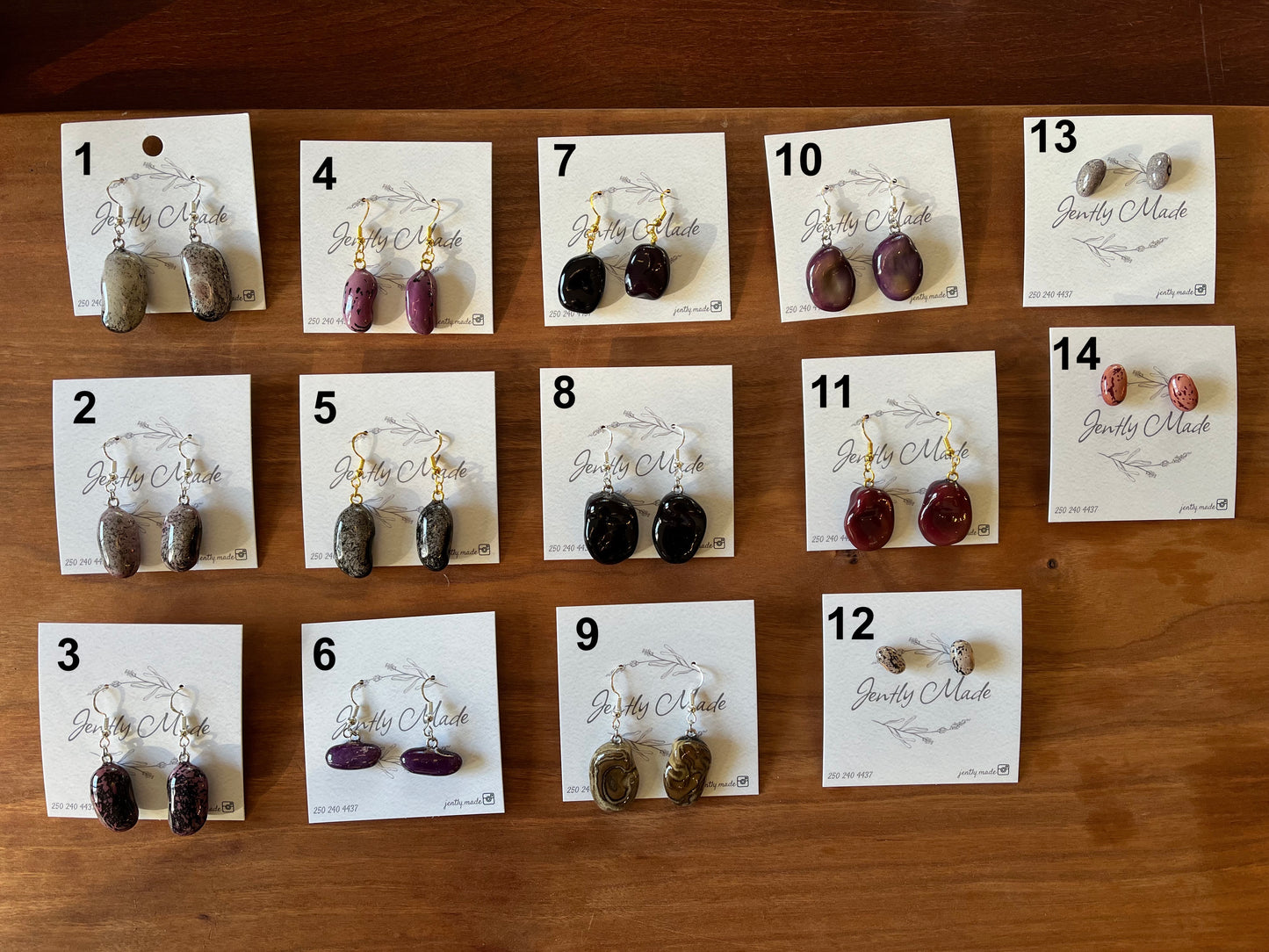 Bean Earrings