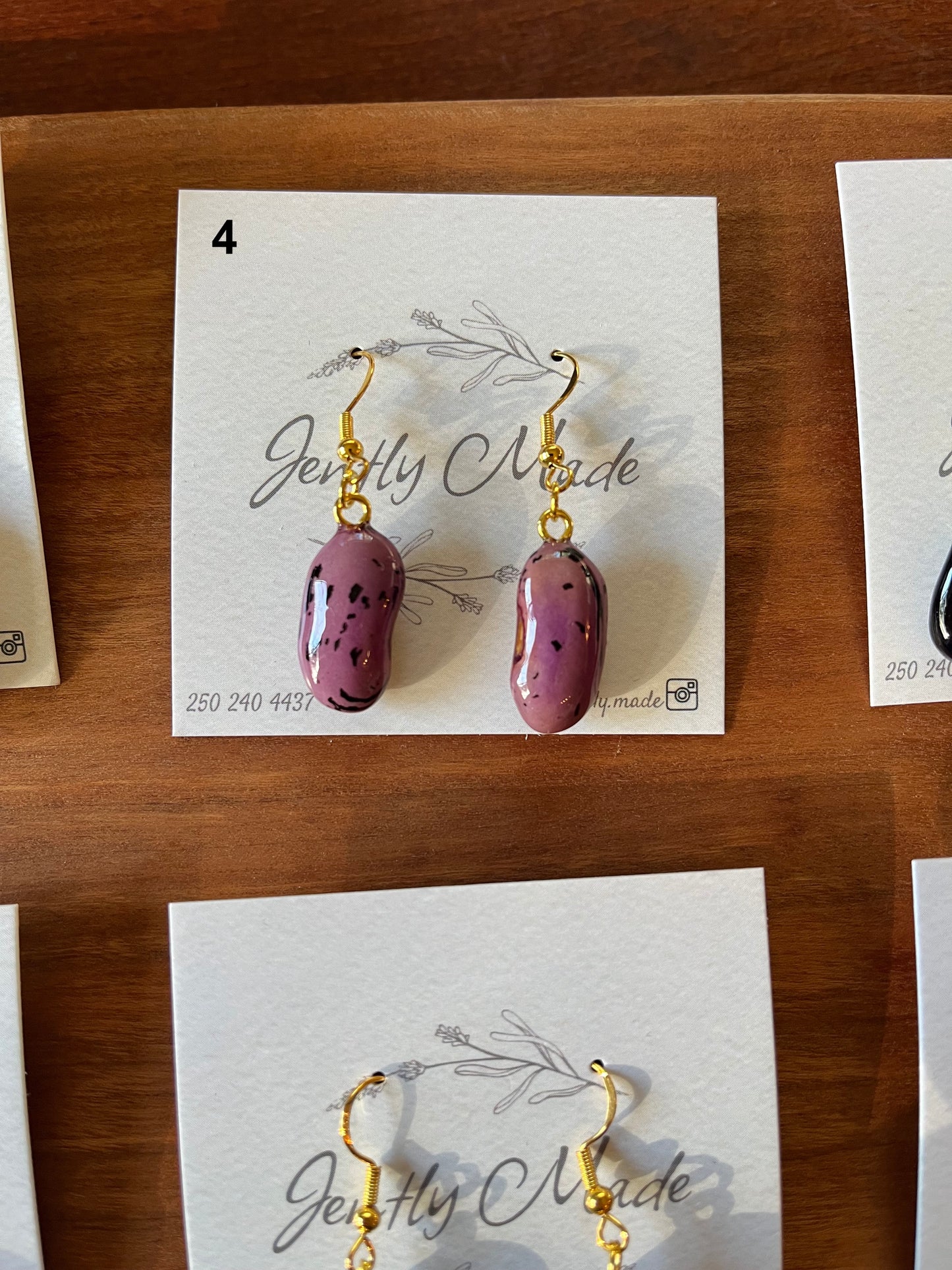 Bean Earrings