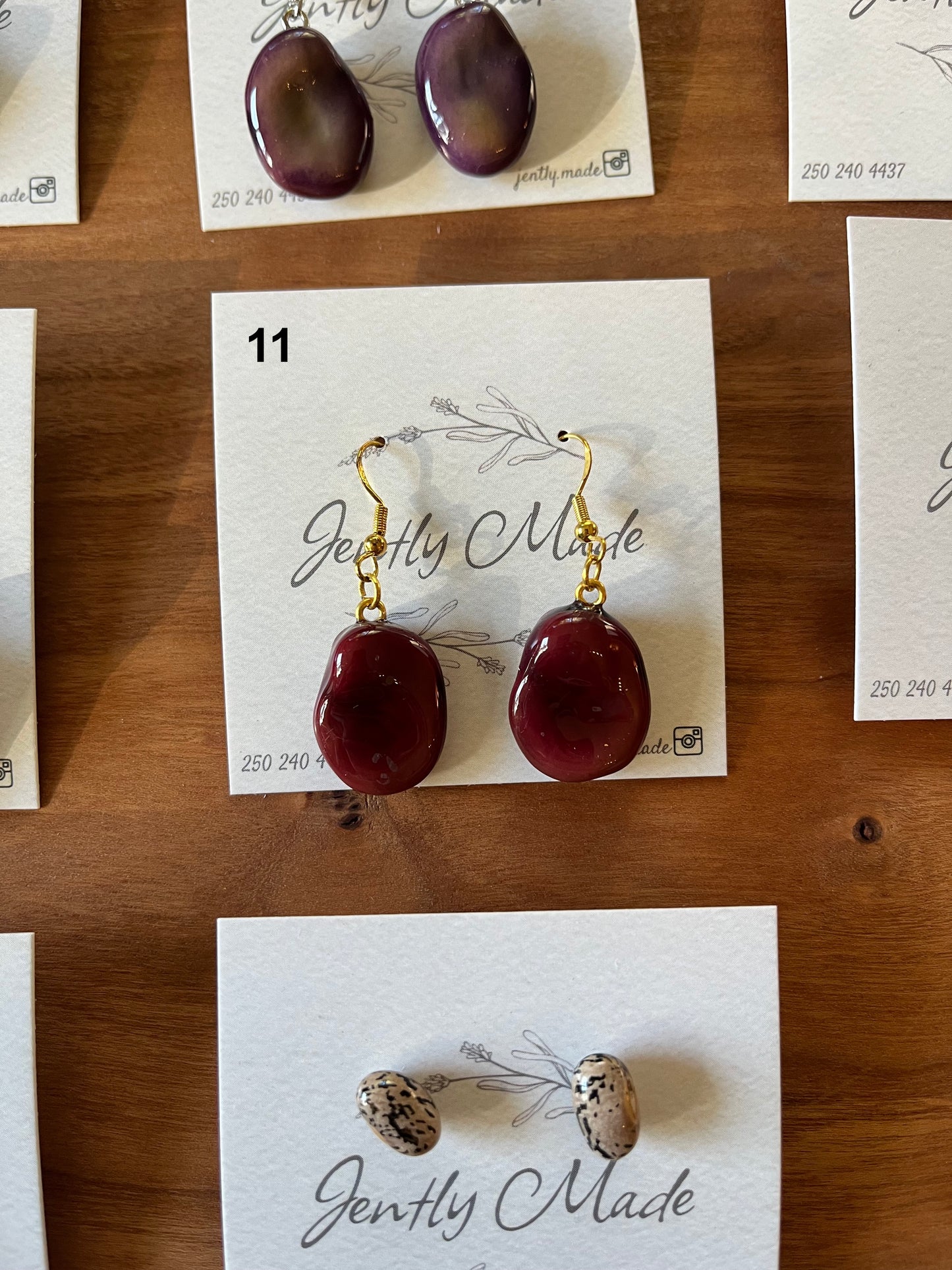 Bean Earrings
