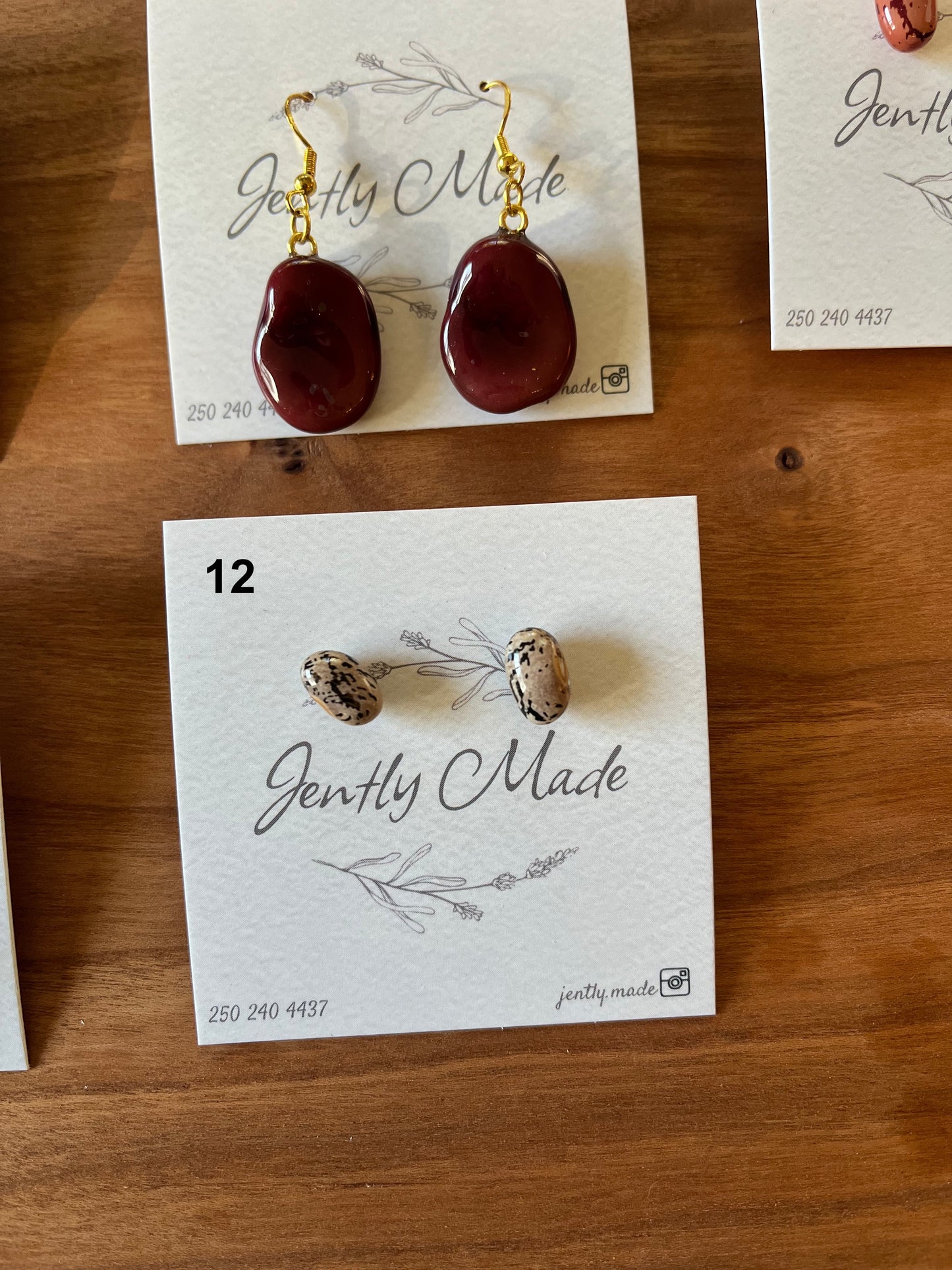 Bean Earrings